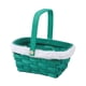 thumbnail image 4 of Cesta de regalo de Navidad, cesta de mano de Navidad, cesta de almacenamiento con asa, recuerdo de fiesta Verde con embalaje, 4 of 9