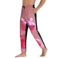 thumbnail image 3 of Kdxio Pink Balloon Puppy Art Pattern Joggers,Sweatpants for Men with Pockets-X-Large, 3 of 5