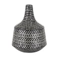 thumbnail image 6 of DecMode 16" Tribal Handmade Black Mother of Pearl Shell Vase, 6 of 8