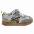 thumbnail image 2 of Woody and Buzz Lightyear Boys Sneakers (Toddler Little Kids), Grey White, Size: 12, 2 of 7
