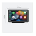 thumbnail image 2 of 2025 Newest Portable Carplay Screen For Car 7 Inch IPS Touchscreen Car Stereo Support Wireless Carplay Trucking Sign Wireless Backup Car Camera with Front View & Recording Vehicle Backup Cameras, 2 of 3