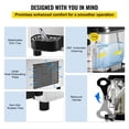 thumbnail image 6 of Commercial Slushy Machine 6L/1.6 Gallon Single Bowl Frozen Drink Maker, 300W 110V Stainless Steel Slushie Margarita Smoothie Machine for Cafes, Restaurants, Bars, Events and Home Use, 6 of 8