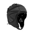 thumbnail image 1 of Casco de rugby shamjiam protector de cabeza negro ajuste ajustable 58 cm-64 cm, 1 of 8
