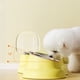 thumbnail image 4 of Agua para mascotas alimentos Boles y cuencos 3 en 1 evitar deslizamiento inclinado desmontable perro con automático waterer botella cachorro gato, 4 of 8