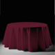 thumbnail image 4 of Mantel Para Mesa Redonda Medida 2.90 Diámetro Vino, 4 of 6