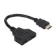 thumbnail image 1 of Puerto HDMI 1080P macho a hembra 1 entrada 2 salida adaptador de cable divisor convertidor, 1 of 8