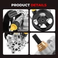 thumbnail image 3 of LOUVEROLA Power Steering Pump w/ Pulley For 02-09 Toyota Camry 21-5245, 3 of 3