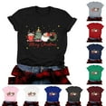 thumbnail image 5 of idosla Christmas Shirt Women Tis The Season Christmas Tree T Shirt Latte Coffee Graphic Xmas Holiday Tee Tops (, XXL), 5 of 8