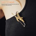 thumbnail image 2 of KAKOWELY 10Pcs Golden Brooch Pin Stick Lapel Pin Stick Crafts for Handicraft Enthusiasts, 2 of 8