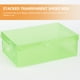 thumbnail image 5 of 7 cajas de almacenamiento de zapatos de plástico transparente, apilables y plegables., 5 of 7