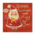 thumbnail image 1 of Christmas Bandana, Santa and Yellow Bird, Unisex Head and Neck Tie, by Ambesonne, 1 of 2