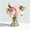 Pink, variant on Artificial Pink Roses in Vase, Lifelike Faux Flowers Arrangement with Artificial Water, 13×10 Fake Flowers in Vase for Dining Table Centerpiece, Home & Restaurant Decor