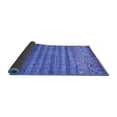 thumbnail image 2 of Ahgly Company Indoor Rectangle Abstract Blue Contemporary Area Rugs, 7' x 10', 2 of 4