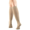 thumbnail image 5 of Women's Trouser Socks, Dress Style, Diamond Pattern: 15-20 mmHg, Tan, Small, 5 of 6
