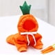 thumbnail image 1 of Sudadera con capucha para perros- Suéter básico para perros Abrigo Lindo Forma de rana Chaqueta cálida Mascota Ropa de clima frío Ropa exterior para gatos Cachorro (Zanahoria, XS) brillar Electrónica, 1 of 5