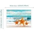 thumbnail image 3 of Bathroom Wall Art Board Beach Sea Starfish Wall Decor Bedroom Decor Prints Canvas Wall Art Ocean Decor Small Framed Artwork for Walls Modern Paintings on Canvas Prints (Starfish, 12x16inch), 3 of 5