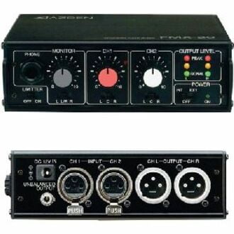 Azden FMX-20 portable 2-Channel Audio Mixer