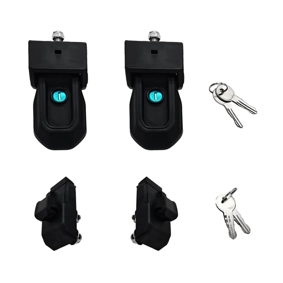 Hex Autoparts  Hood Lock Catch Locking Hood Latches w/ Keys for 2018  Jeep Wrangler JL JLU &JT Car Hood Latch, Engine Lock Latch