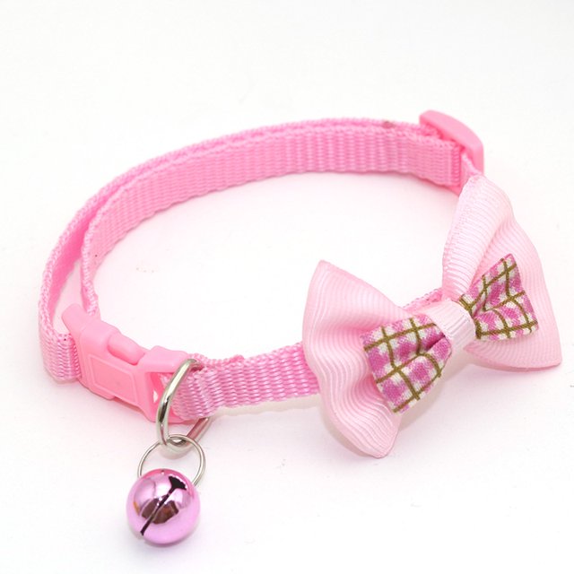 Collar ajustable para mascotas con accesorios para gatos y perros con cascabel para cachorros, gatitos/gatos y perros