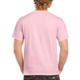 thumbnail image 2 of Gildan - Camiseta resistente modelo Hammer para hombre (Rosa Claro), 2 of 2