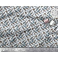 thumbnail image 3 of Soimoi Japan Crepe Satin Fabric Diagonal Check Decor Fabric Printed Yard 42 Inch Wide, 3 of 3