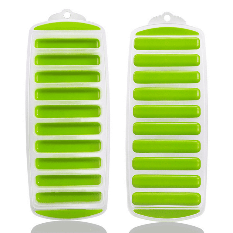 Pop Out Plastic Ice Cube Tray With Lid Reusable Ice Stick Tray Mold For  Water And Sport Bottles Bpa Free Ice Tube Making Trays - Ice Cream Tools -  AliExpress
