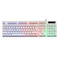 thumbnail image 2 of Teclado Mecánico Perfke para Juegos 800/1200/1600 DPI RGB Blanco, 2 of 5