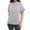 Grey, variant on Womens Half Zip Hoodies Oversized Short Sleeve Fashion Casual Sweatshirts Summer Fall Pullover Tops Y2K Outfits with Pockets