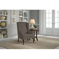 Serta Reversible Microsuede Stretch Fit Slipcover, Wingback Chair 1