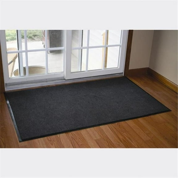 654S0034CH 3 ft. W x 4 ft. L Wipe-N-Walk Entrance Mat in Charcoal