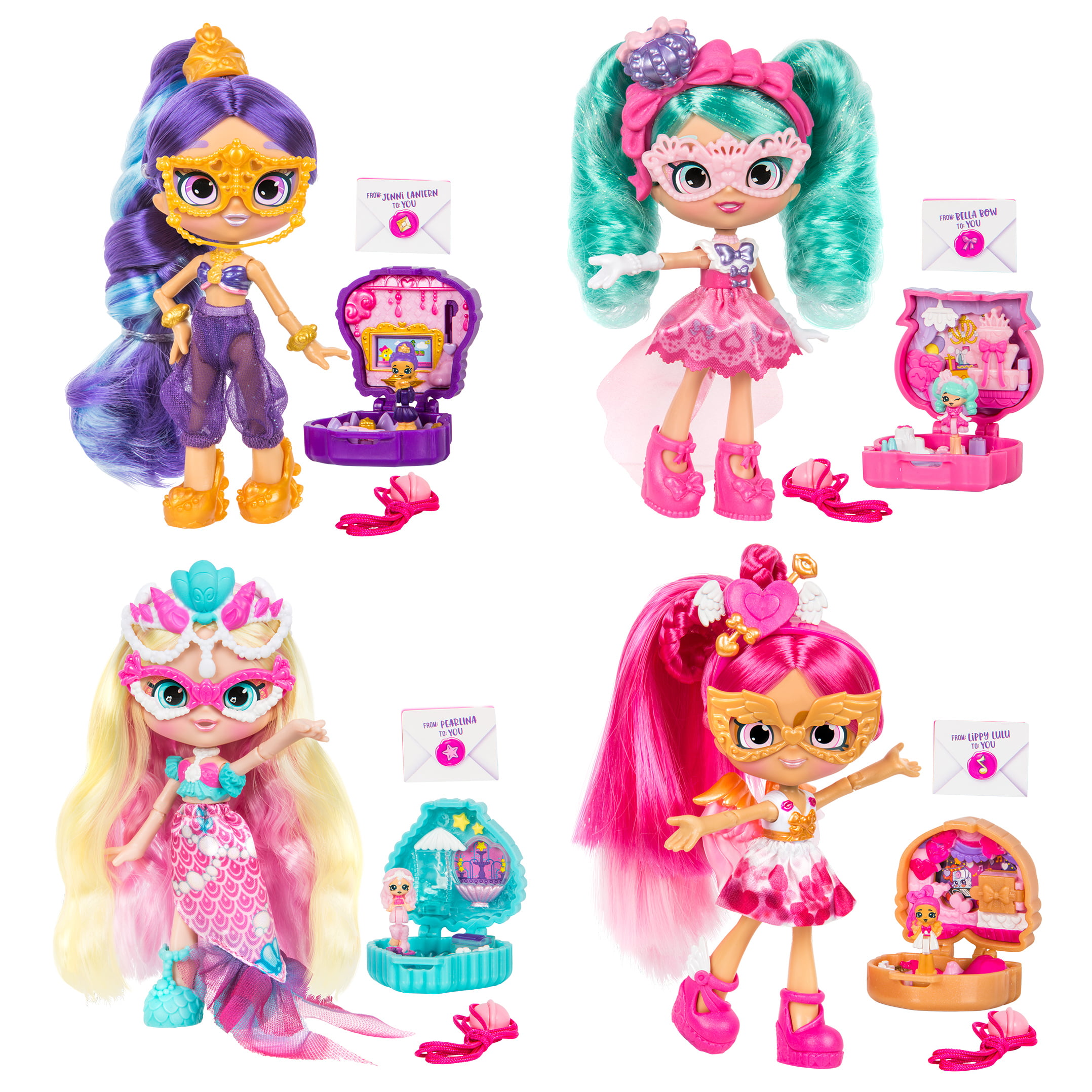 Shopkins Lil Secrets Doll Set Jenni Lantern’s Slumber Party New Boxed 