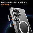 thumbnail image 3 of Dteck for Samsung Galaxy S25 Ultra Case, Compatible with MagSafe, Anti-Yellowing Slim Shockproof Magnetic Phone Case for Samsung Galaxy S25 Ultra 6.9" 2025,Clear, 3 of 7