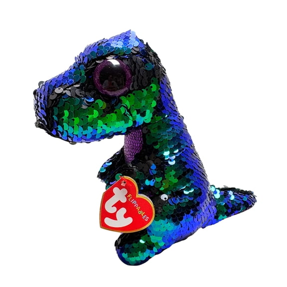 TY Flippable 6" Crunch Dinosaur