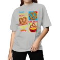 thumbnail image 2 of Officially Licensed Super Pretzel Soft, Salty & Hot: Women's T-shirt, 2 of 3