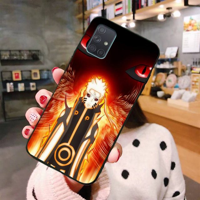 Bandai Uzumaki Naruto Phone Case For Samsung Galaxy A03S A52 A13 A53 A73 A72 A12 A31 A81 A30 A32 A50 A80 A71 A51 5GFor Galaxy A03S Gao Jinjia LED