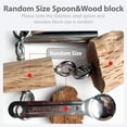 thumbnail image 2 of Large Parrot Toys for Macaws, Stainless Steel & Wild Pear Wood Chewable African Grey Toys- Natural Beak Grinding & Stress Relief for Cockatoo, Conure, Budgie (Nature Color), 2 of 7