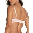thumbnail image 4 of Deyllo Women's Sheer Lace Non Padded Full Cup Underwire Plus Size Bra, Pink 40DD, 4 of 4