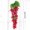 D, variant on Clearance | Mini Artificial Grape Cluster, Realistic Fake Fruit Decor for Dining Table Cabinet Display Photography Props Home Decoration