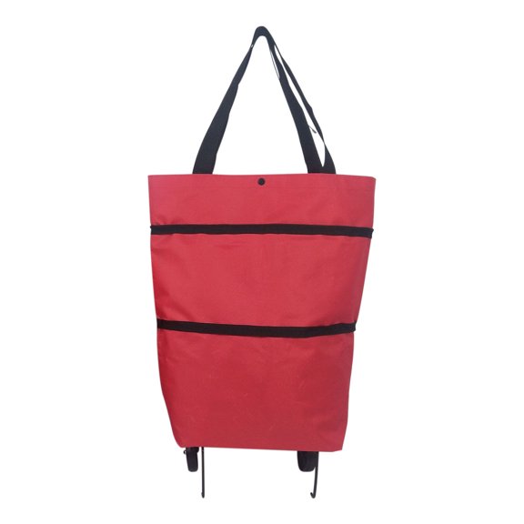 Yika Handheld Shopping Tow Wheel Bag Folding Tow Wheel Bag Home Trolley Grocery Blue Wheel Bag Mall Portable Shopping Carts