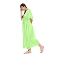 thumbnail image 4 of Gypsie Blu Satin Silk Kaftan for Women Sleepwear Maxi Dress Adjustable Nightgown Plus Size Kimono Sleeve Ladies Caftan Online, 4 of 7