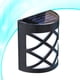 thumbnail image 2 of 6 luces solares LED semicirculares para pared exterior, impermeables, para jardín, cercas, seguridad exterior, patio, camino de entrada (luz blanca cálida)., 2 of 8