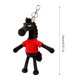 thumbnail image 5 of Llavero de peluche del Año del Caballo 2026, adorno auspicioso de caballo negro distante, suave para bolso y mochila., 5 of 8