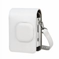 thumbnail image 1 of Retro Style PU Leather Travel Case Protector Replacement for Mini Liplay Camera with Shoulder Strap,White Shengyu, 1 of 1