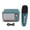 Green, variant on YAHHU Digital Clock Bluetooth Speaker Portable Retro Support Memory Card Small Karaoke Machine with Mic for Home Travel Party Green (5.91 inches / 15 cm)