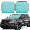thumbnail image 1 of Vsdgher Blue And Turquoise Print Car Windshield Sun Shade, Reflective Sunshade Window Sunshade Sun Visor Protector Fit for Cars,Trucks,SUVs-Small, 1 of 6