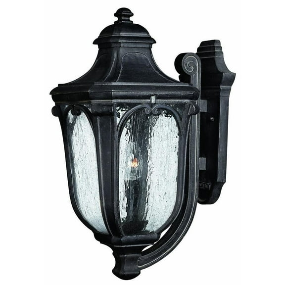 3 Light Medium Outdoor Wall Lantern in Traditional Style 10 inches Wide By 22 inches High-Museum Black Finish Bailey Street Home 81-Bel-2986310
