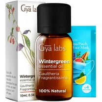 Gya Labs Wintergreen Essential Oil for Diffuser & Skin, Massage & Refreshing, Crisp & Woodsy Scent Aromatherapy Oil - 0.34 fl oz