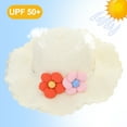 thumbnail image 4 of Sombrero de mujer con circunferencia de 56-58 cm, sombrero de paja de verano y conjunto de bolso de paja, sombrero de playa, 4 of 5