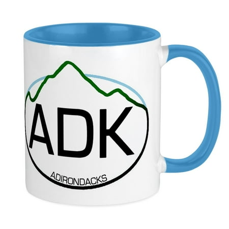 

CafePress - ADK Oval Mug - Ceramic Coffee Tea Novelty Mug Cup 11 oz