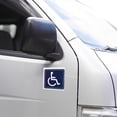 thumbnail image 5 of Uxcell 6x6 Inch Handicap Sign Stickers, Vinyl Accessible Sign Disabled Symbol Weatherproof for Wheelchair Person 12Pcs, 5 of 6